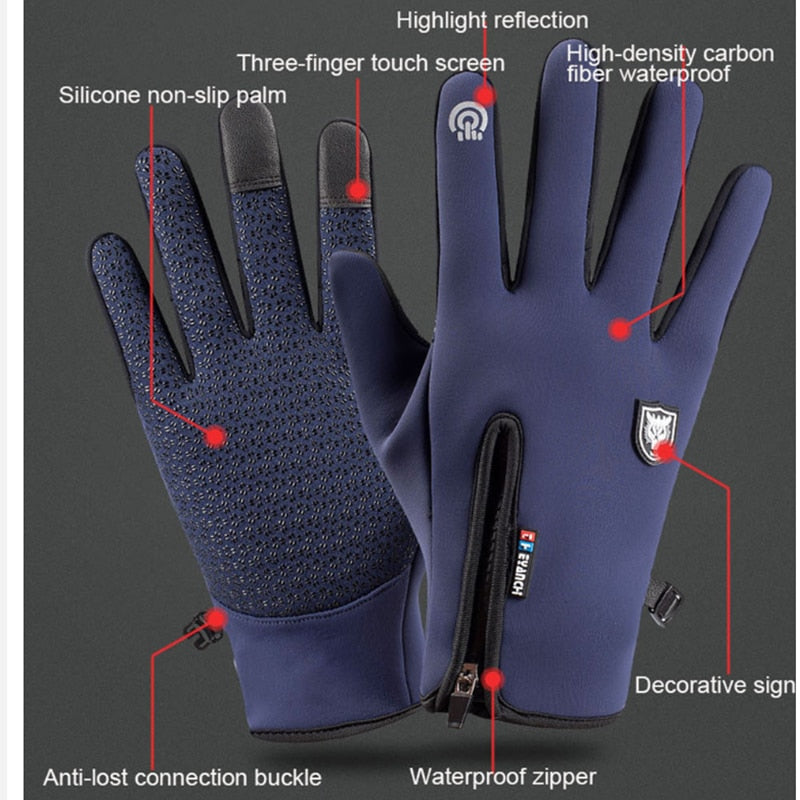 Winter Thermal Touchscreen Gloves – Waterproof