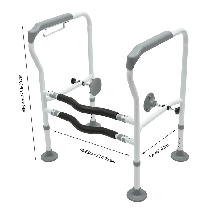 Kalsten | Height-adjustable Toilet Senior Care Comfort Safety Rails
