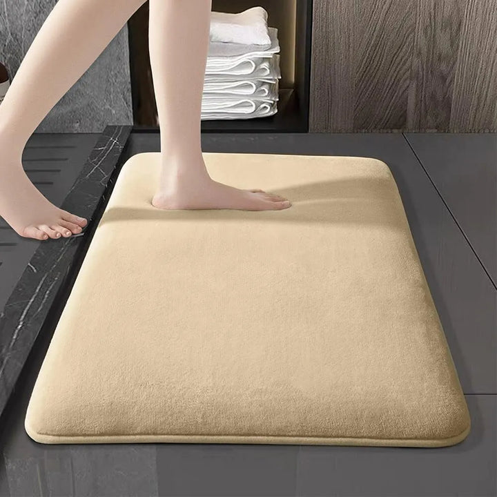 Ultra Absorbent Nordic Bath Mat Shower Room Floor Mat Super Anti-Slip Cushioned Soft Velvet Shower Mat For Washroom | Noxord