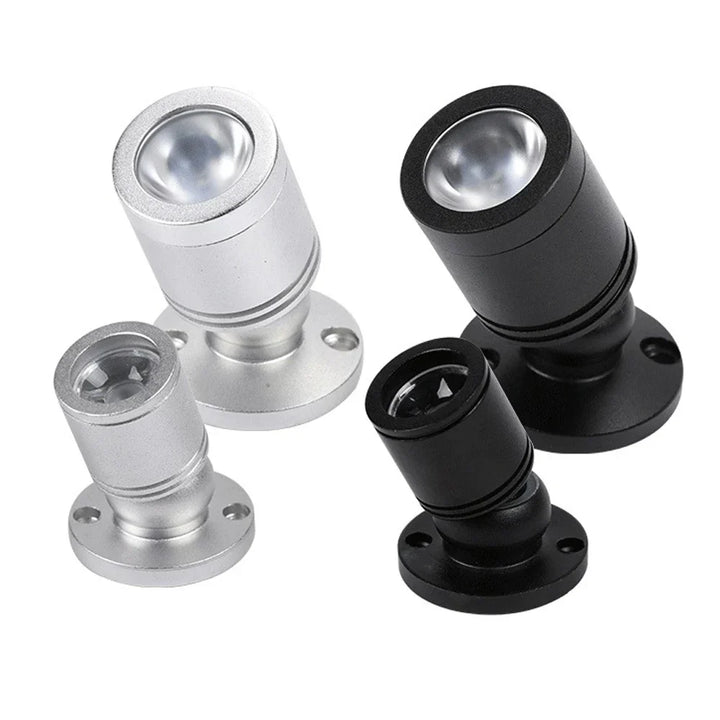 Kalsten | Mini LED Spot LuxoDot | 1W/3W | USB Spotlight for Display Cases & Decoration | Warm & Cold White | Aluminum Housing