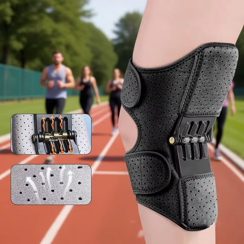 Adjustable Knee Support with Rebound Springs