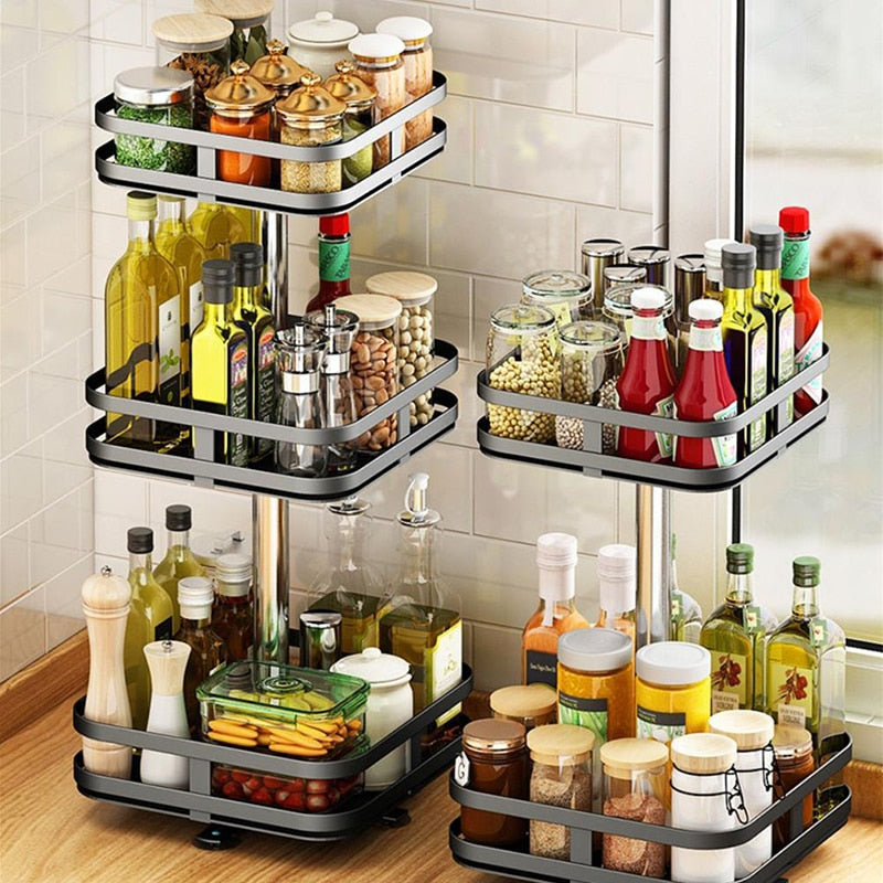 360° Rotatable Multifunctional Storage Rack Noxord
