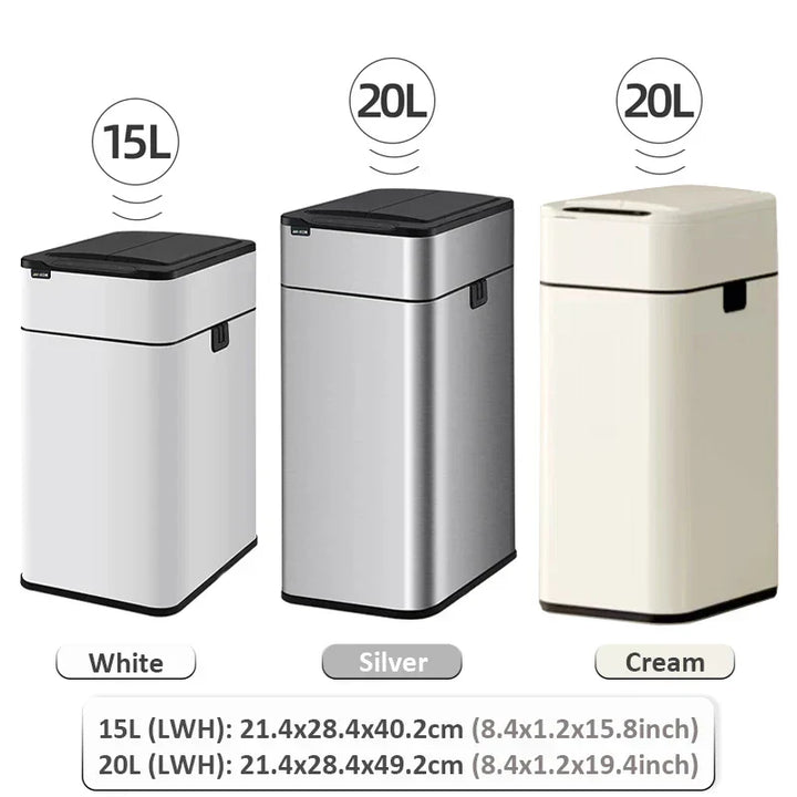 Kalsten | Smart Stainless Steel Automatic Sensor Trash Bin