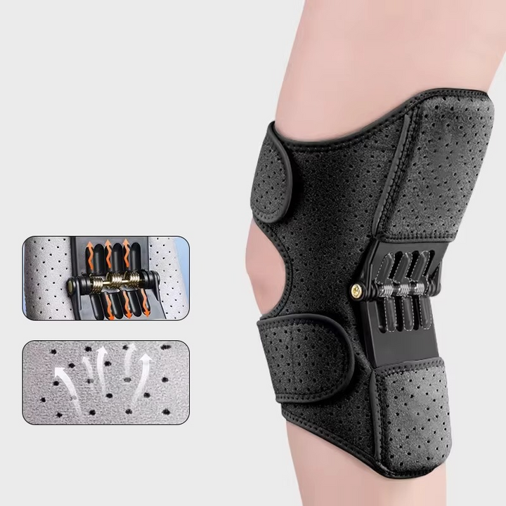 Adjustable Knee Support with Rebound Springs