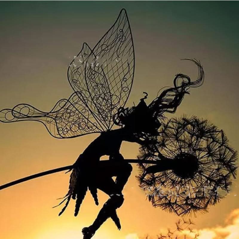 Metal Fairy Garden Ornament