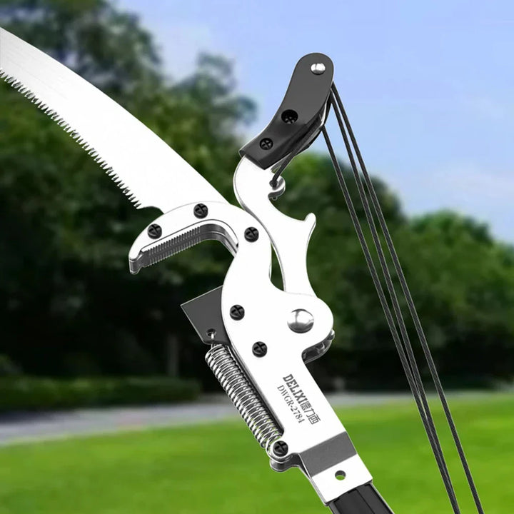 Kalsten | SkyCut Telescopic Tree Pruner | Telescopic Lopper with Rope Pull | SK5 Steel Blade | For Fruit Trees & High Branches