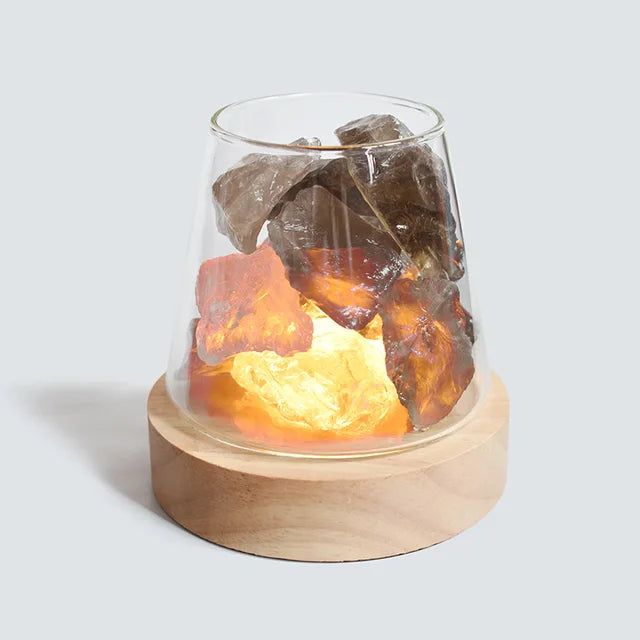 Himalaya Salt Lamp - Crystal Night Light & Essential Oil Diffuser | Kalsten