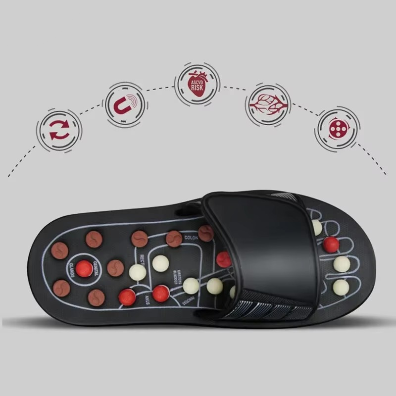 Kalsten | Foot Massage Slippers with Pebble Acupressure Therapy
