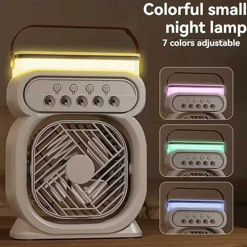 3in1 Air Cooler LED Night Lamp Humidifier Fan | Kalsten