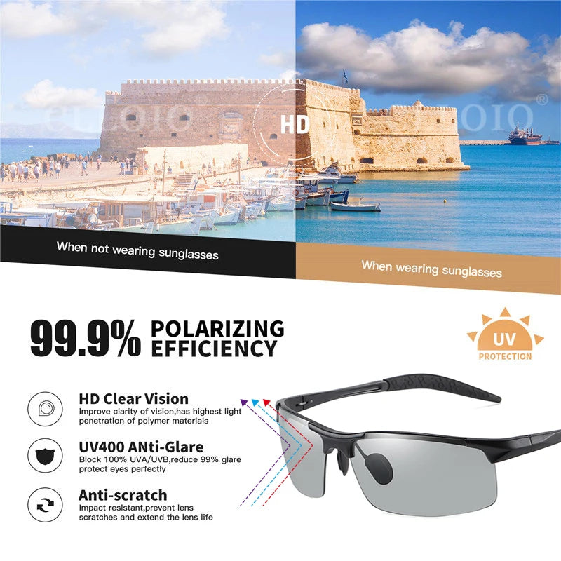 Photochrome sunglasses with polarized lenses | Kalsten