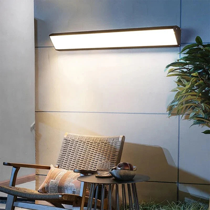 Long Strip LED Outdoor Wall Lamps - Waterproof Aluminum Lights for Porch, Garden, Corridor | Kalsten