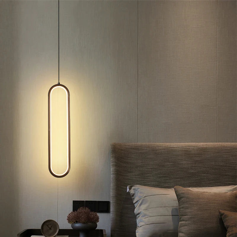 Modern LED Ring Pendant Light | Nordic Luxury Chandelier for Living Room, Bedroom, and Bar | Kalsten