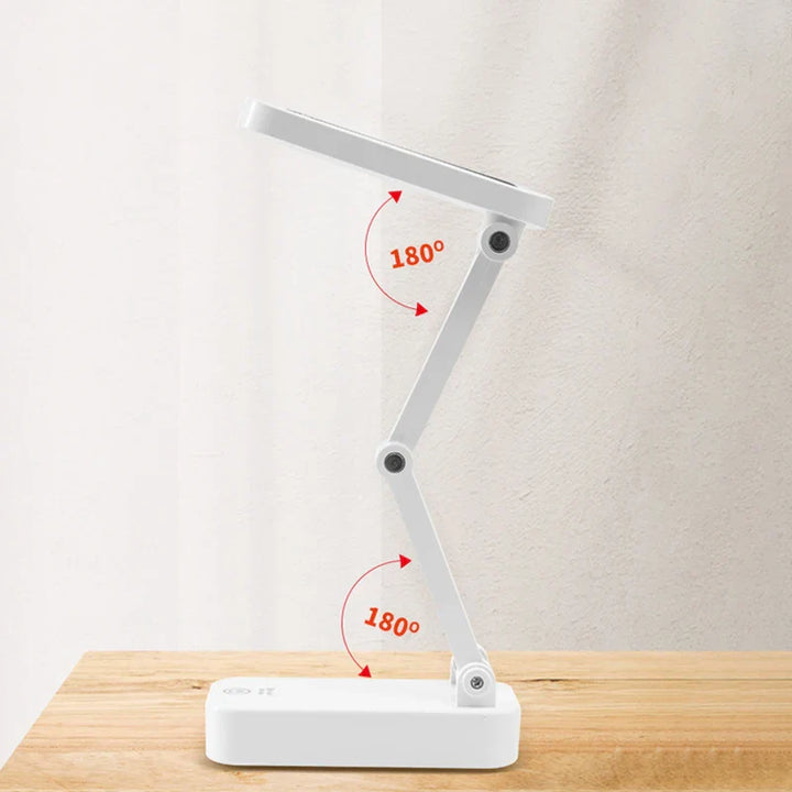 Solar LED Table Lamp | Foldable & Dimmable | USB Rechargeable | Eye-Friendly & Modern | Noxord