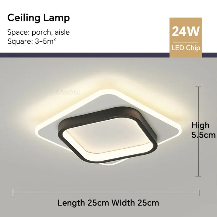Modern LED Aisle Ceiling Light Chandelier | Kalsten
