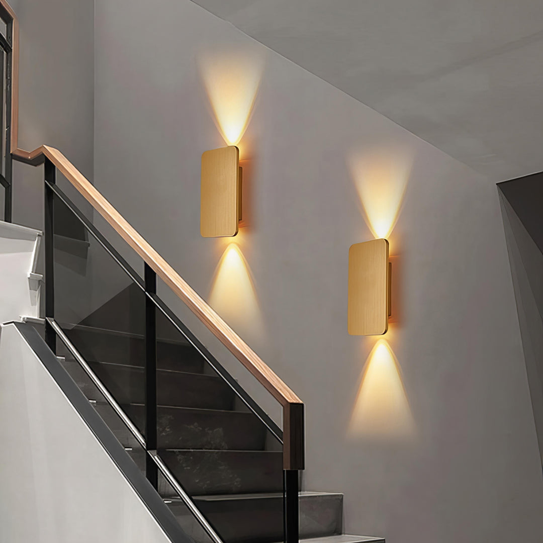 Rectangular Metal LED Indoor Wall Lamp Kalsten