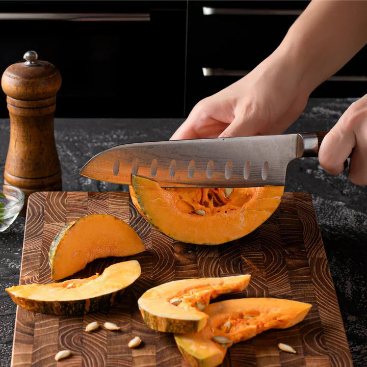 Kalsten | Cutting board made of wood – High-quality cutting board made of end grain wood for professional and amateur cooks