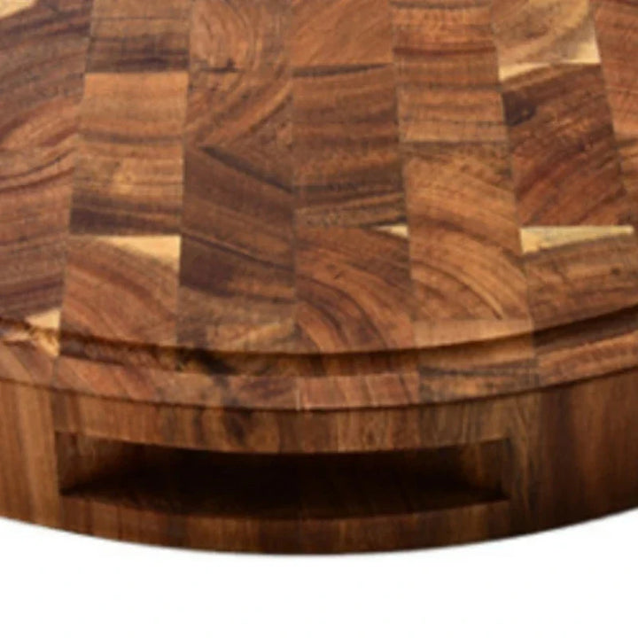 Kalsten | ButcherGrain | Thick round acacia butcher block