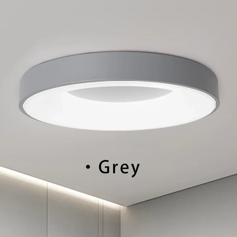 LED Ceiling Light: Nordic Macaron Circular | Kalsten