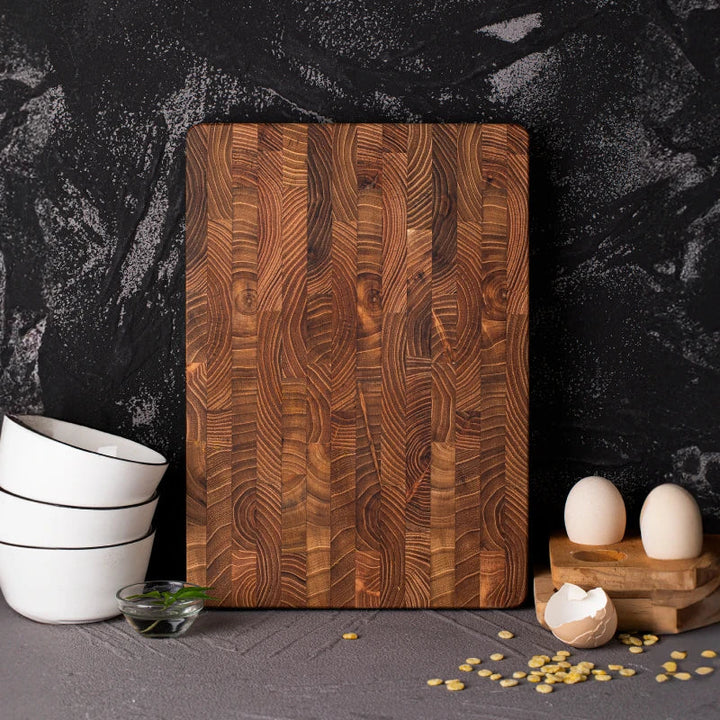 End Grain Wooden Butcher Block Cutting Board