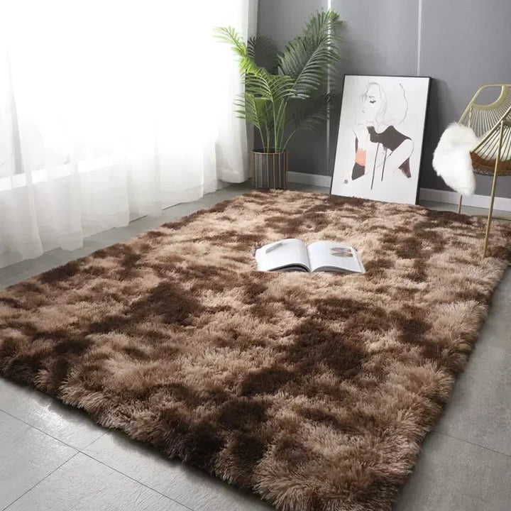 Kalsten | Fluffy Ultra Soft Non-Slip Rug with Memory Foam Cushion