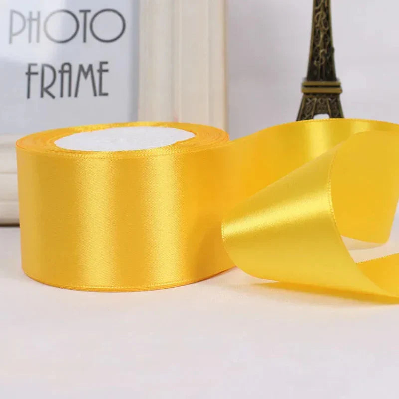 Luxury Satin Gift Wrapping Ribbon – 4-Roll Set