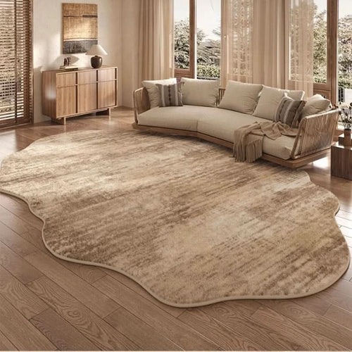 Noxord | Irregular Plush Washable Rug for Bedroom and Living Room