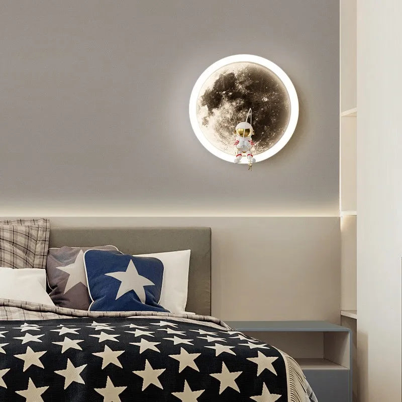 Astronaut On The Moon Wall Light | Kalsten