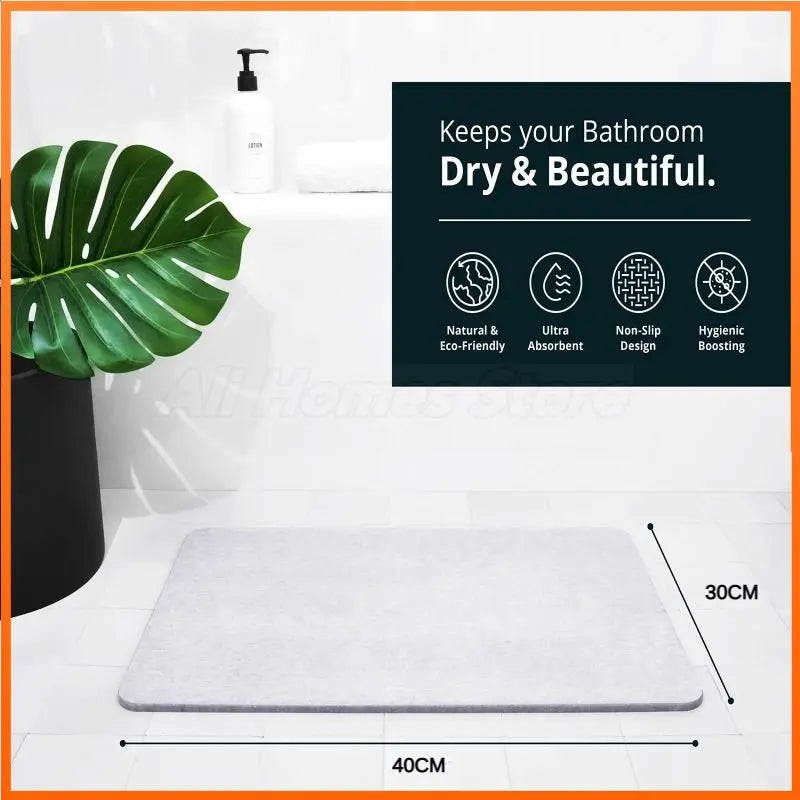 Kalsten | Quick Dry Stone Shower Mat