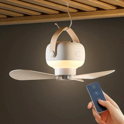 BreezeFlow - Rechargeable Ceiling Fan with Remote Control Kalsten