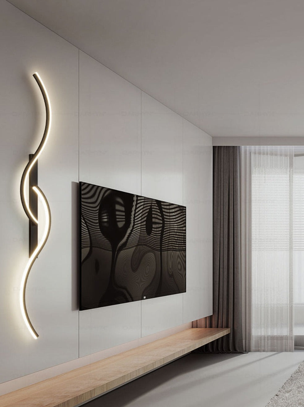 Kalsten | Contemporary LED Wall Lamp – Artistic Combination of Forms