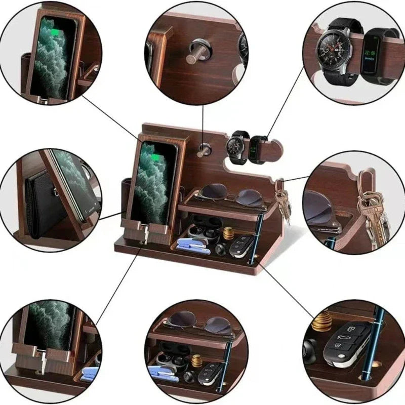Nightstand Phone Dock Organizer