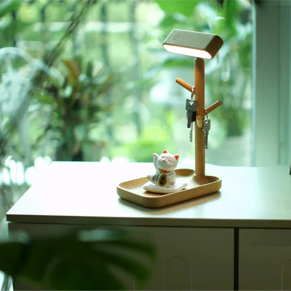 Elegant dimmable table lamp with storage | Noxord