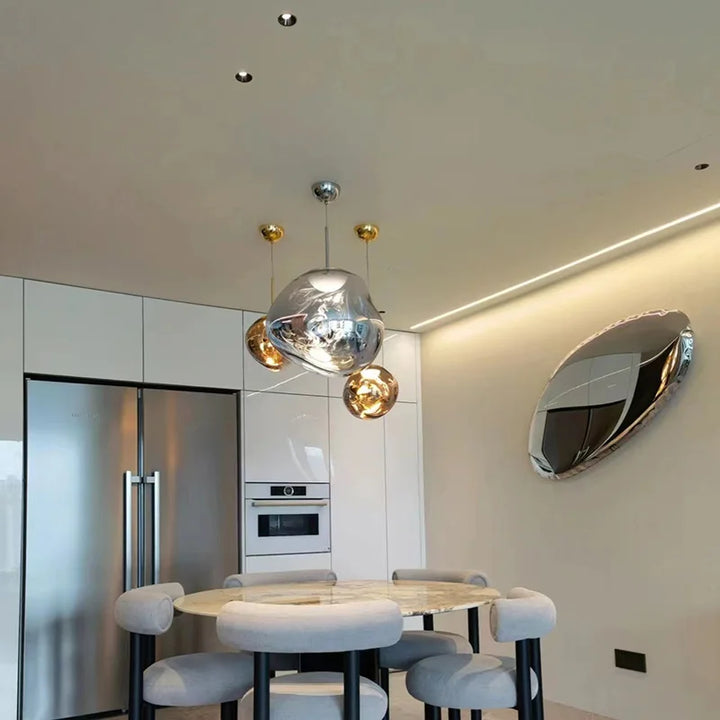 Modern E27 Simple Pendant Lamp – Adjustable LED Light Fixture for Living Room, Bedroom, Restaurant, and Loft – Acrylic Atmosphere Pendant Chandelier | Kalsten