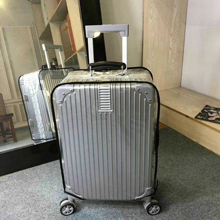 Kalsten | ClearGuard Suitcase Cover Transparent | Waterproof & Dustproof | Luggage Protection for 16–30 Inch Trolleys | Reusable & Tear-Resistant
