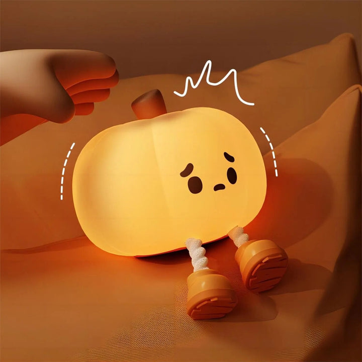 Sad Pumpkin Touch Sensor Lamp Decor | Noxord