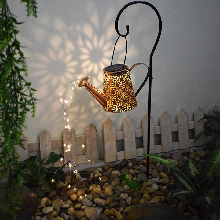 Garden Watering Solar-Powered Can Patio Light | Noxord