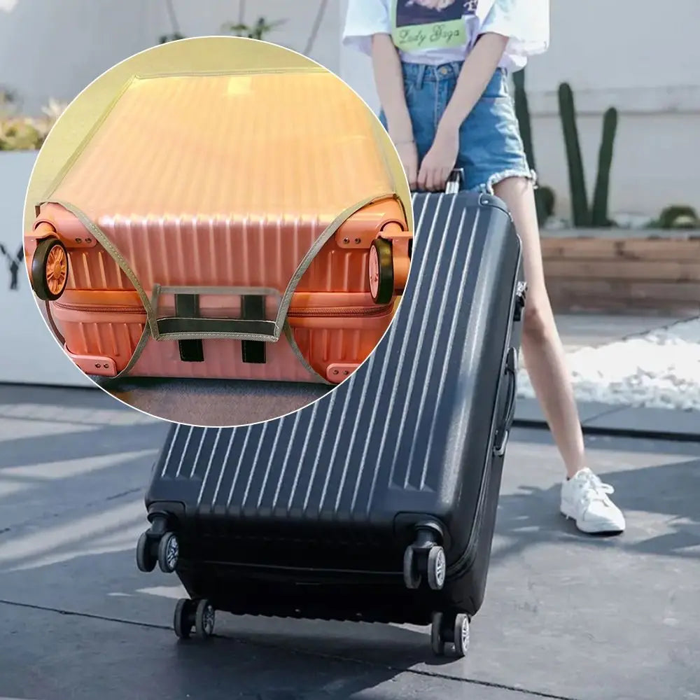 Kalsten | ClearGuard Suitcase Cover Transparent | Waterproof & Dustproof | Luggage Protection for 16–30 Inch Trolleys | Reusable & Tear-Resistant