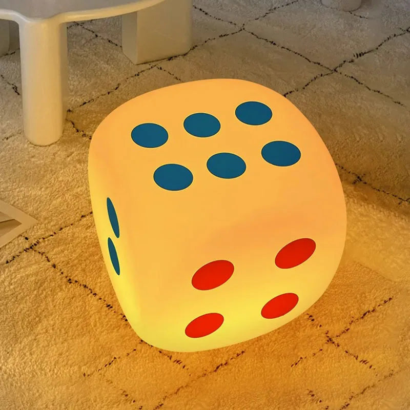 Huge Dice Bedside Atmosphere Floor Table Lamp | Noxord