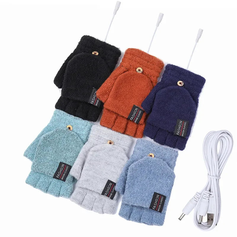 USB Rechargeable Warm Wave Heated Gloves | Kalsten