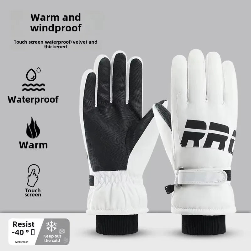 Kalsten | GlacioShield Pro Gloves | Waterproof Winter Gloves | Touchscreen & Non-Slip | Warm Fleece Lining for Skiing, Cycling & Outdoor
