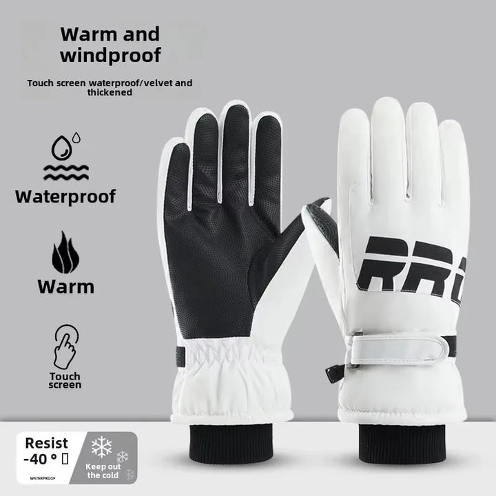 Kalsten | GlacioShield Pro Gloves | Waterproof Winter Gloves | Touchscreen & Non-Slip | Warm Fleece Lining for Skiing, Cycling & Outdoor