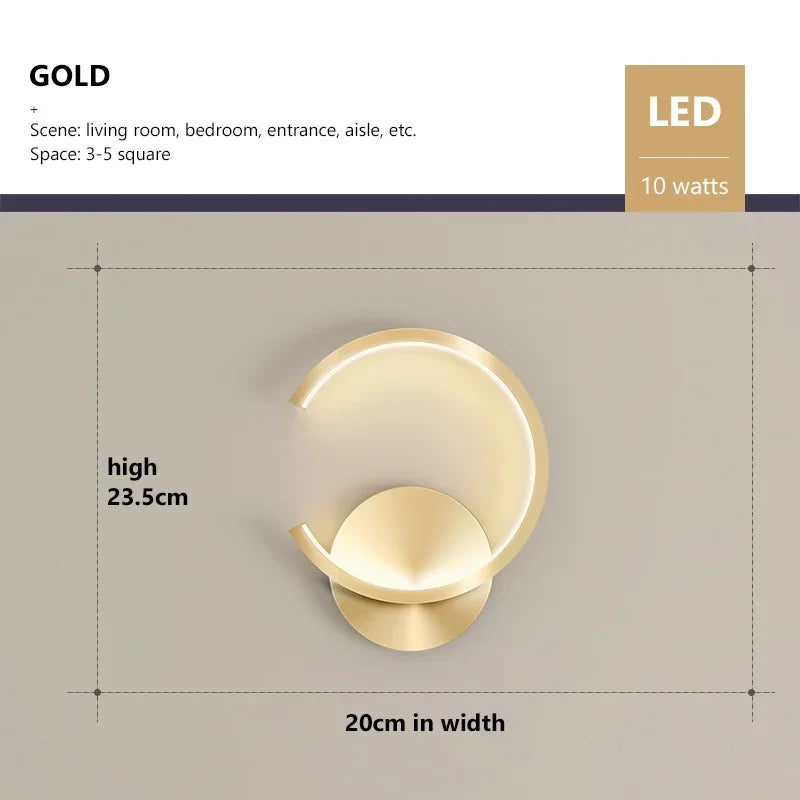 Modern LED Wall Lamp – Nordic Up & Down Wall Lighting for Living Room, Bedroom, Aisle, and Home Decor | Kalsten