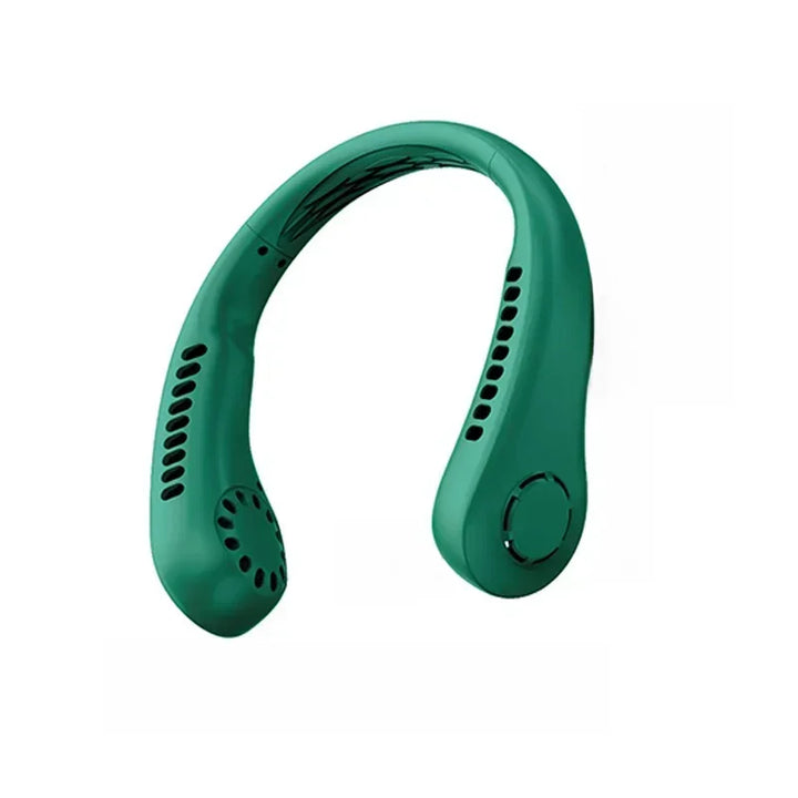 Portable Mini Neck Hanging Fan - Air-Cooled, Wearable USB Fan for Outdoor Sports, Running, Travel, Blade-Free Design | Kalsten