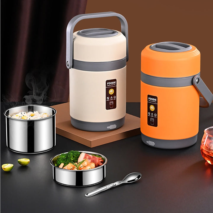 Kalsten | USB Heated Lunch Box | 304 Stainless Steel, Portable Food Warmer