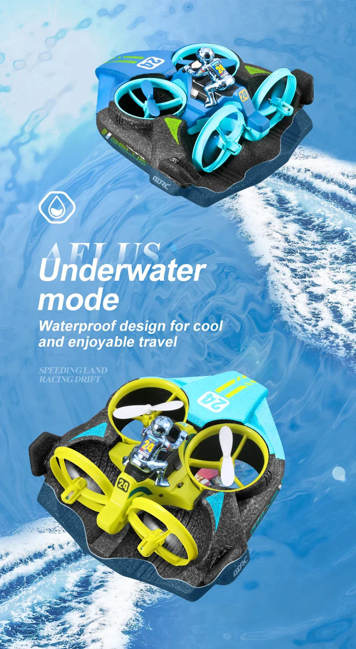 Kalsten | RC 3 in 1 Sea Land And Air Flying Boat Car Toy