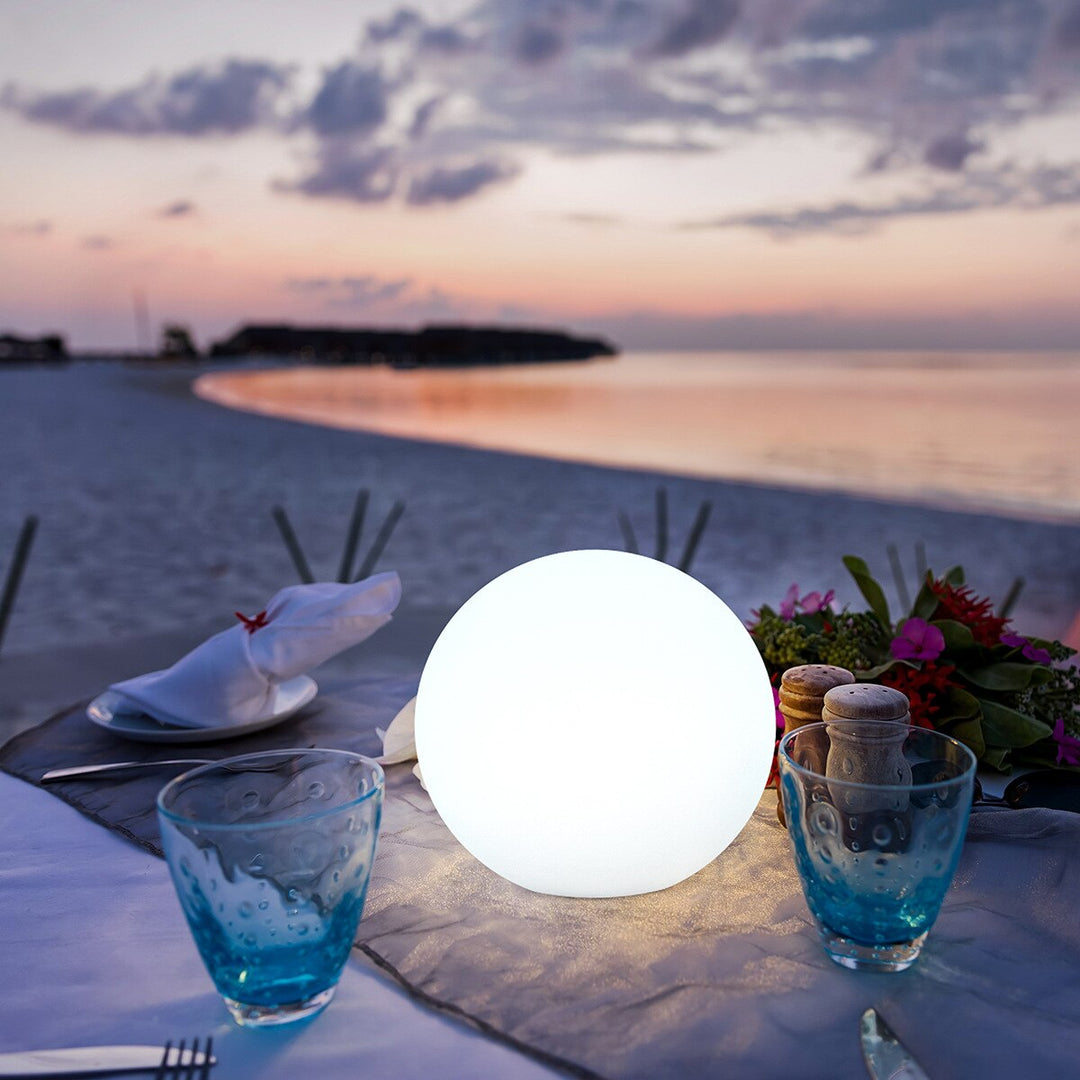 Moon LED Table Lamp – Indoor & Outdoor, Battery Powered