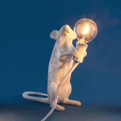 Modern USB Mouse Lamp LED Night Light – Creative Animal Shape Bedside Table Lamp for Home Decor, Bedroom, and Desktop Lighting | Kalsten