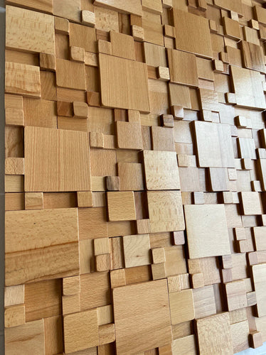 Kalsten | Mosaic Wall Panels Solid Wood and Sound-Absorbing Decor