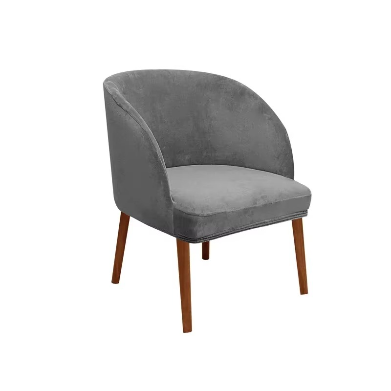Kalsten | Armchair Slipcover with Elastic Fit for Curved Armrest Dining Chairs