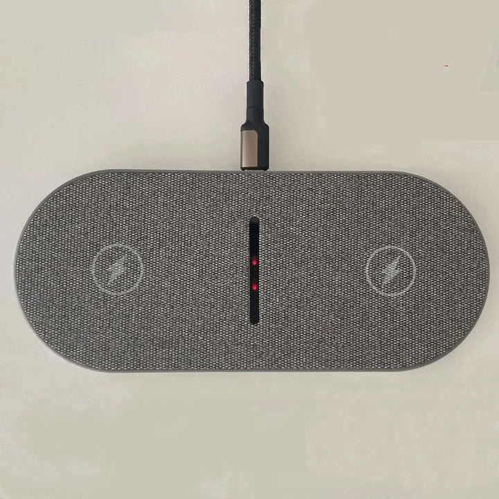 Fast Wireless Charger for iPhone, AirPods & Samsung
